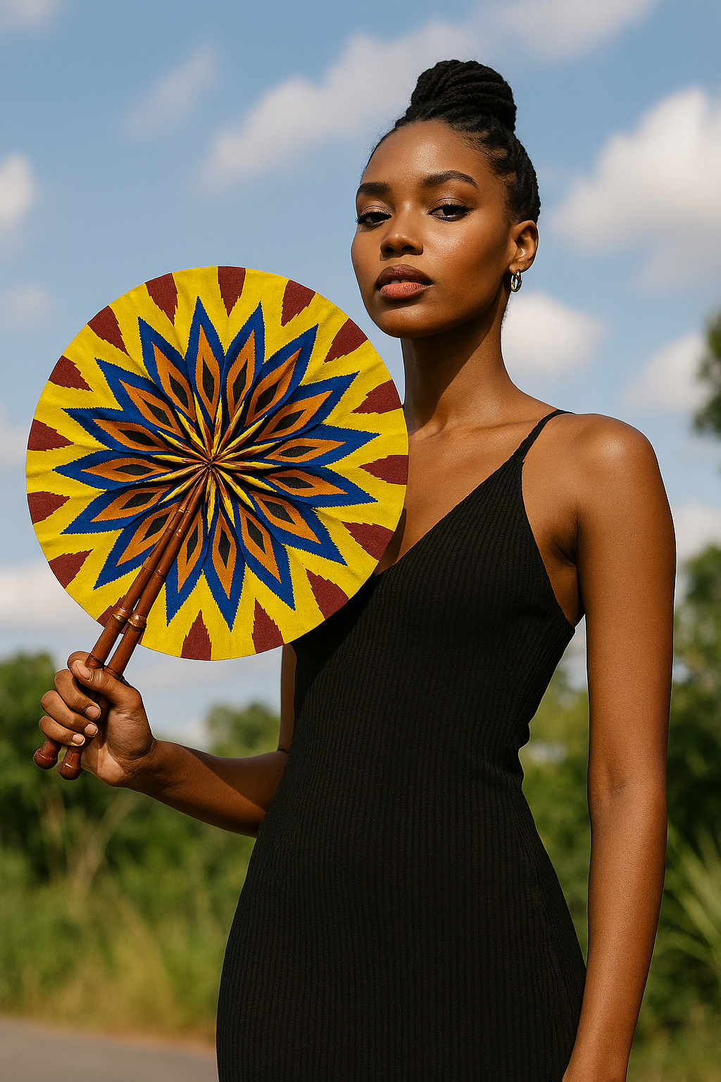 African Hand Fan