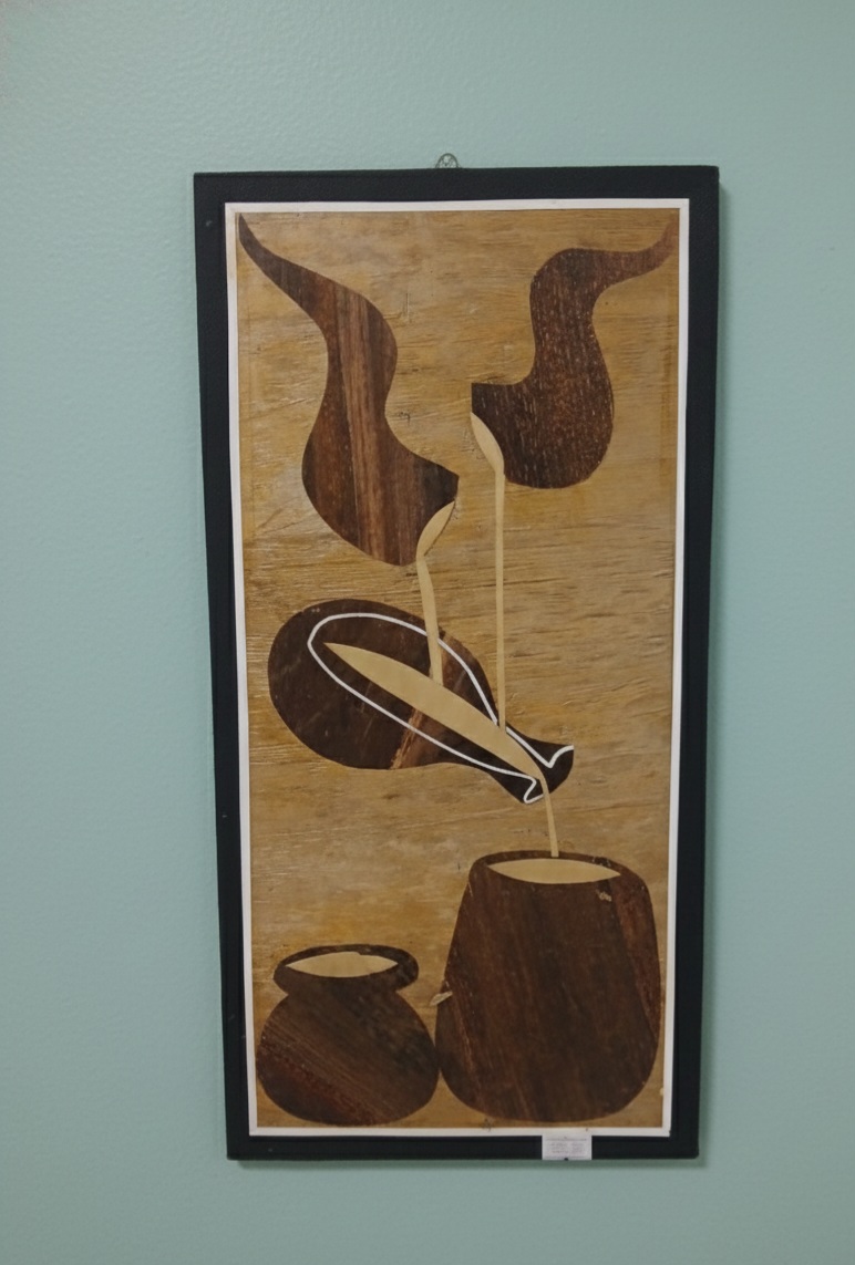 Water-Flow Banana Leaf Art