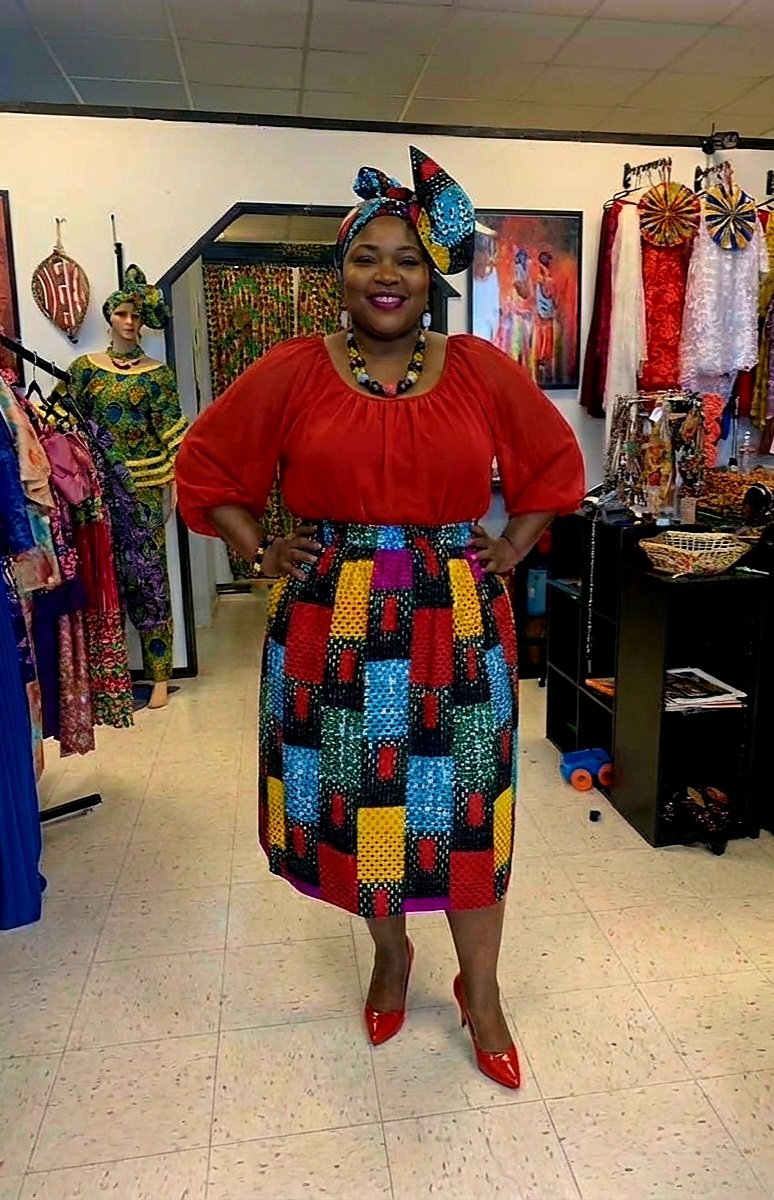 Pink & Green Skirt (Copy)